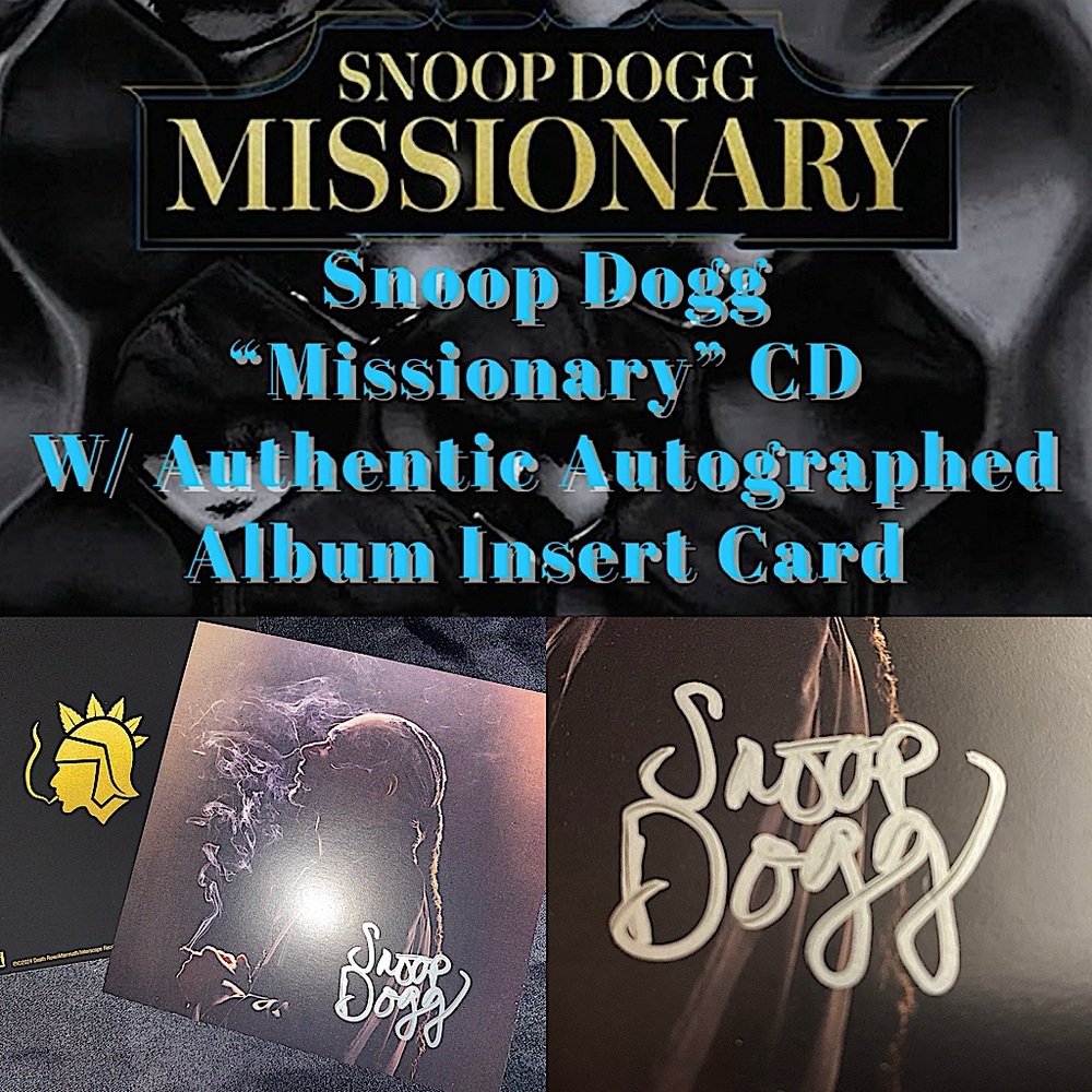 Snoop Dogg  - Autographed 'Missionary' CD (Authentic Autograph by Snoop) - NEW